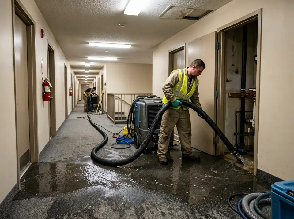 multi-unit-apartment-hallway-f-005 — frequently asked questions, Emergency Burst Pipe Water Extraction & Removal in Farmervi…